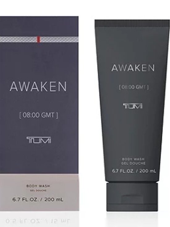 TUMI Awaken 08:00 GMT Body Wash,Citrus Woody Aromatic Cedar-Travel50ml,1.7oz-NEW - Picture 4 of 12